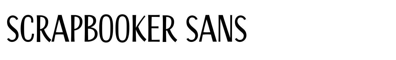Scrapbooker Sans